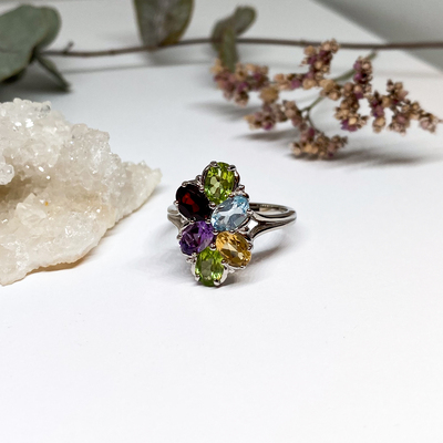 Turmalíny ~ stříbrný prsten Turmalíny ~ stříbrný prsten