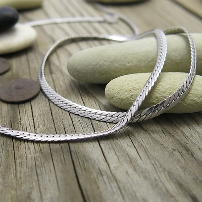 Stříbrný náhrdelník ~ had Stříbrný náhrdelník ~ had