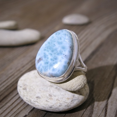 Prsten stříbro ~ larimar Prsten stříbro ~ larimar