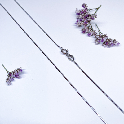 Stříbrný řetízek ~ lanko hranaté Stříbrný řetízek ~ lanko hranaté