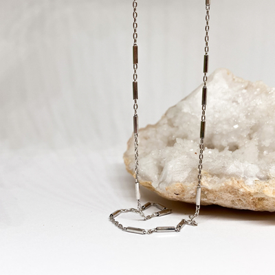 Stříbrný řetízek - články nebroušené Stříbrný řetízek - články nebroušené