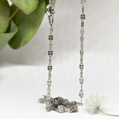 Stříbrný řetízek - kávové zrno Stříbrný řetízek - kávové zrno