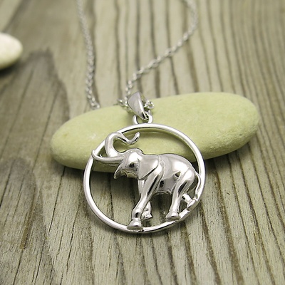Slon ~ stříbrný náhrdelník Slon ~ stříbrný náhrdelník