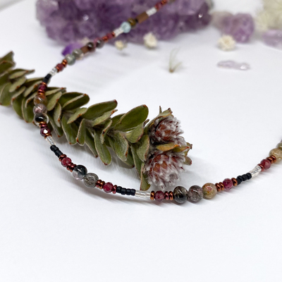 Náhrdelník ~ turmalín meloun Náhrdelník ~ turmalín meloun