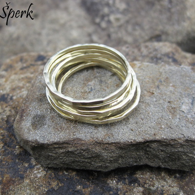 Zlaté prstýnky – žluté zlato