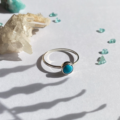 Stříbrný prsten ~ tyrkys Stříbrný prsten ~ tyrkys
