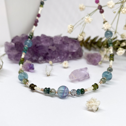 Náhrdelník s fluoritem  1