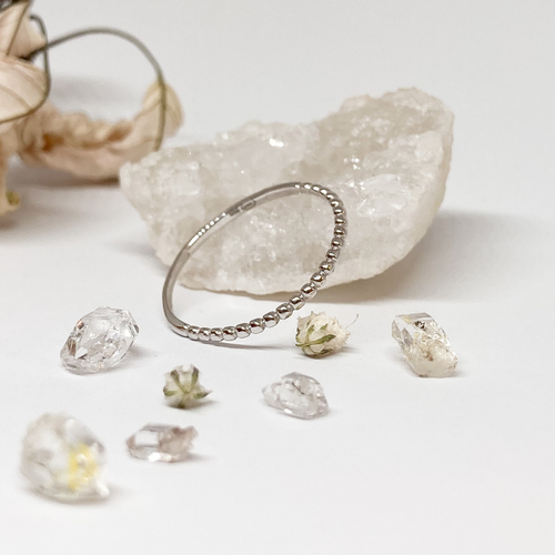 Prsten z kuliček ~ bílé zlato Prsten z kuliček ~ bílé zlato 1