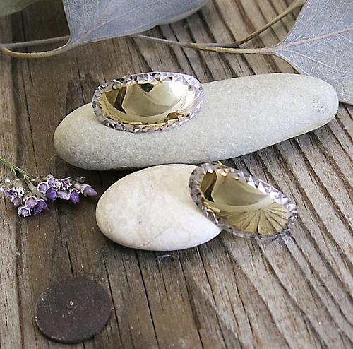 Zlaté náušnice ~ na patent Zlaté náušnice ~ na patent 1