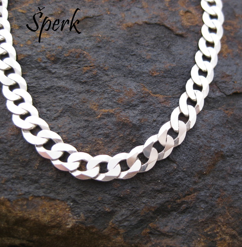 Stříbrný náramek ...pancr... 1