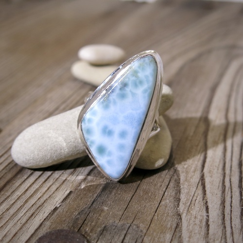 Prsten ze stříbra s larimarem Prsten ze stříbra s larimarem 1