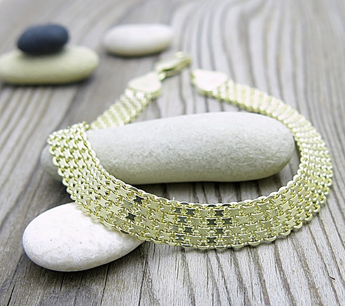 Zlatý náramek ~ masivní 1