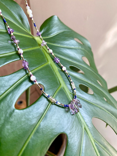 Náhrdelník ~ ametyst Náhrdelník ~ ametyst 1