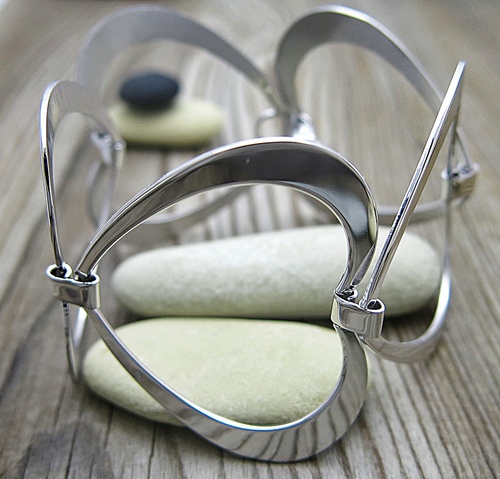 Srdce ~ stříbrný náramek Srdce ~ stříbrný náramek 1