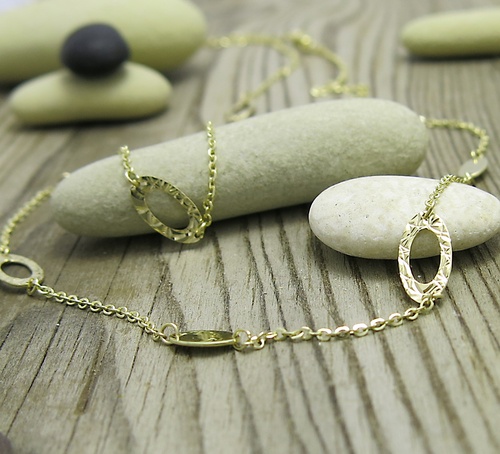 Elegantní náhrdelník ~ žluté zlato 1