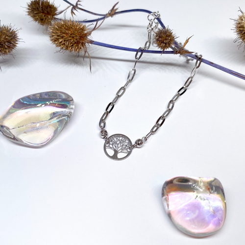 Stříbrný náramek se stromem života Stříbrný náramek se stromem života 1