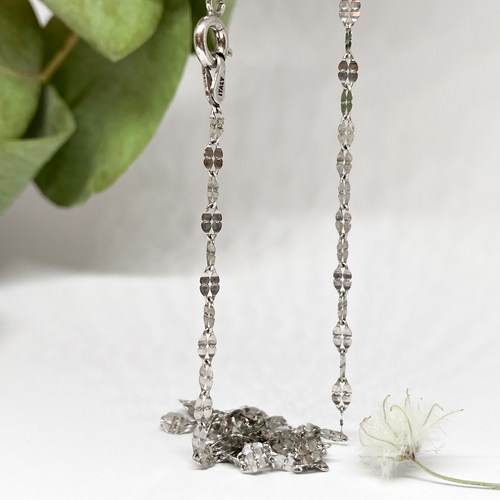 Stříbrný řetízek - kávové zrno Stříbrný řetízek - kávové zrno 1