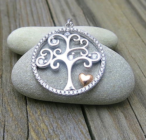 Stříbrný přívěsek ~ strom života 1