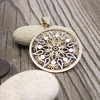 Zlatý přívěsek ~ mandala 2
