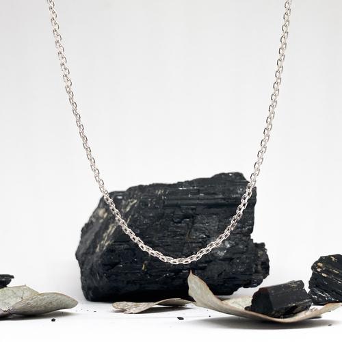 Stříbrný řetízek - plochý dvojitý 1