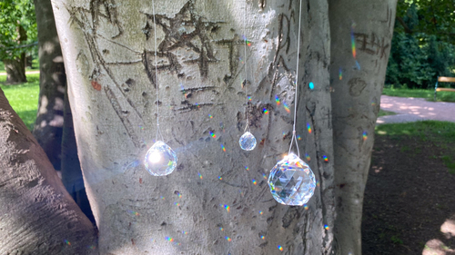 Závěsné duhové kuličky 1