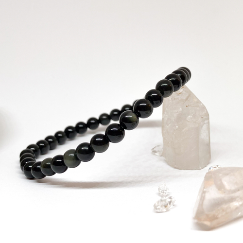 Zlatý obsidián - náramek 1