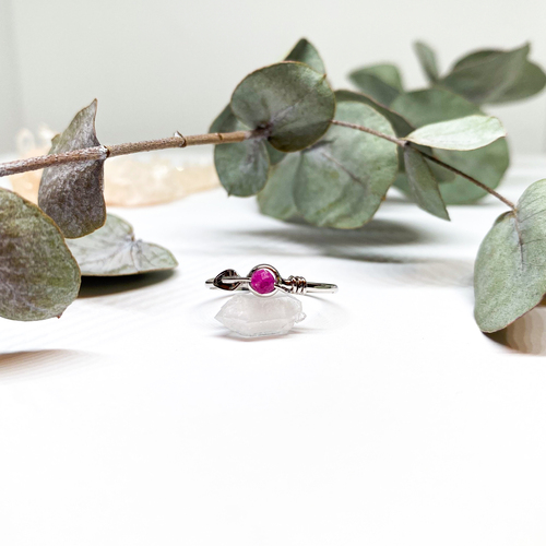 Rubín ~ prsten bílé zlato Rubín ~ prsten bílé zlato 1