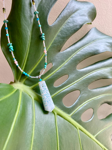 Náhrdelník Modrý Aragonit 1