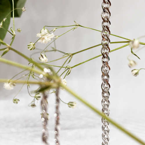 Stříbrný řetízek - dvojitý pancr Stříbrný řetízek - dvojitý pancr 1