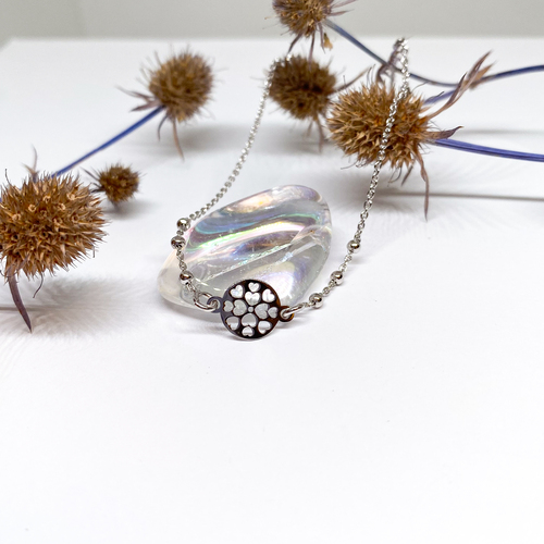 Stříbrný náramek na nohu Stříbrný náramek na nohu 1