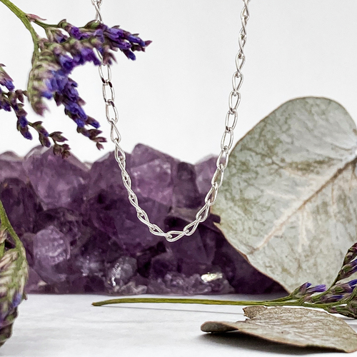 Stříbrný řetízek - menší očka Stříbrný řetízek - menší očka 1