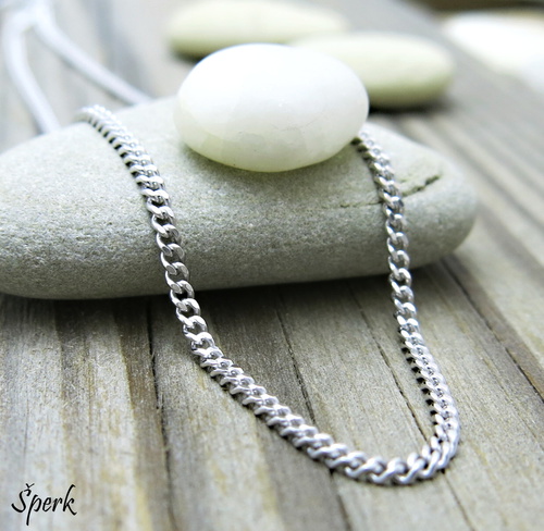 Stříbrný řetízek – jemný 1