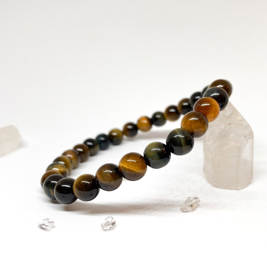 Tygří oko pánský náramek