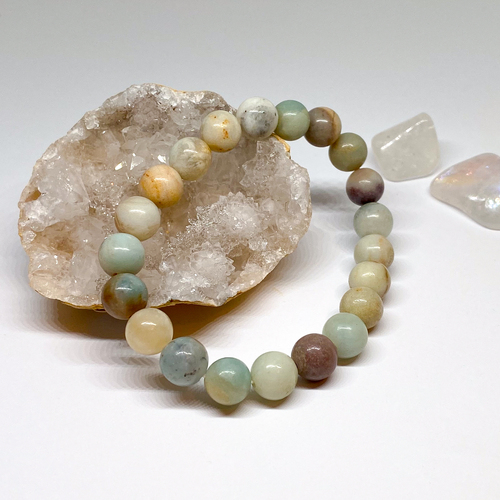 Elastický náramek s amazonitem, Šperk-Zlatnictví.cz